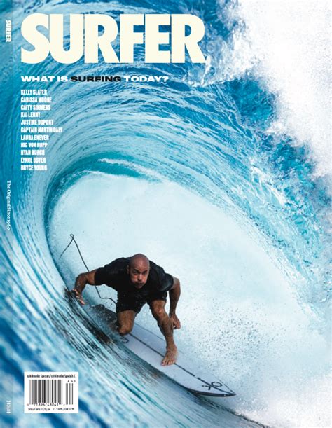 Kelly Slater Graces Cover of SURFER Magazine's New Print Issue.
